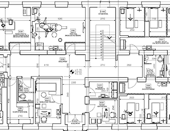 montaż osłon stałych rtg